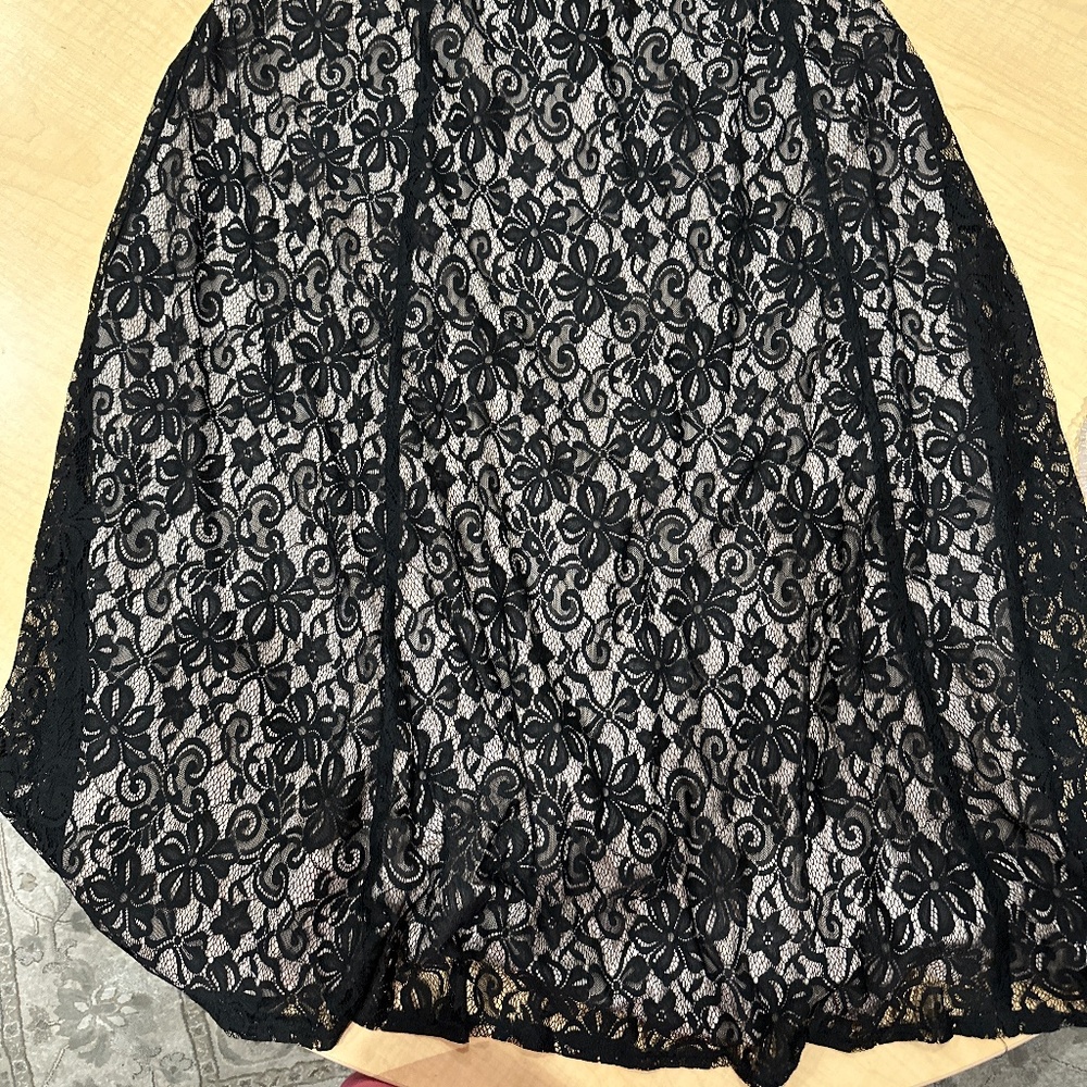 Floral style mash skirt